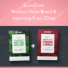 EcomCrew – Product Niche Brand & Importing From China