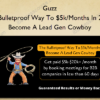 Guzz – The Bulletproof Way To $5k/Months In 2022: Become A Lead Gen Cowboy