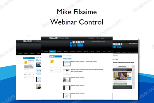 Mike Filsaime – Webinar Control