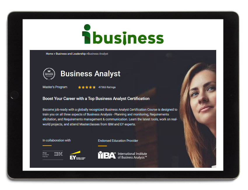 Business Analyst – SimpliLearn