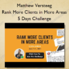 Rank More Clients in More Areas 5 Days Challenge - Matthew Versteeg