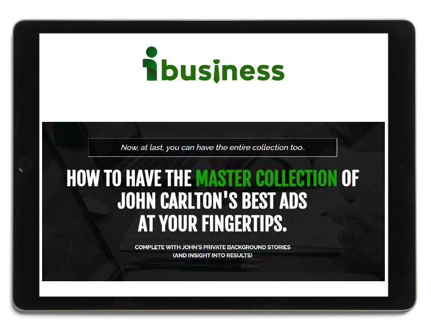 Best Ads – John Carlton