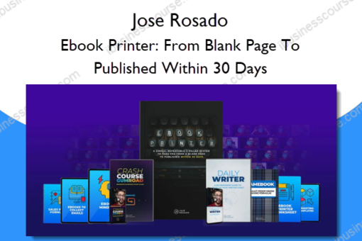 Ebook Printer From Blank Page To Published Within 30 Days %E2%80%93 Jose Rosado
