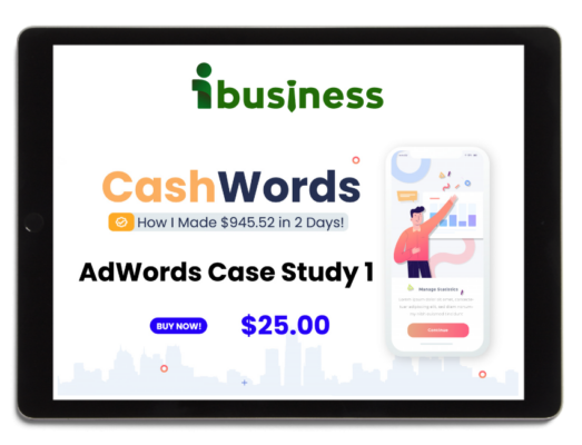 CashWords – Case Study – How I Made $945.52 in 2 Days With Adwords