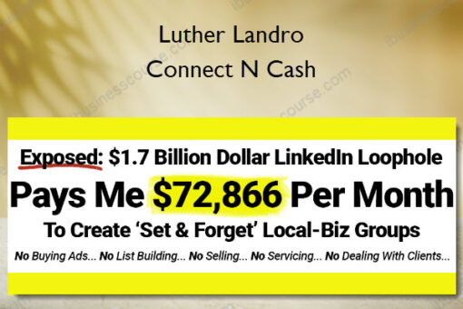Connect N Cash - Luther Landro
