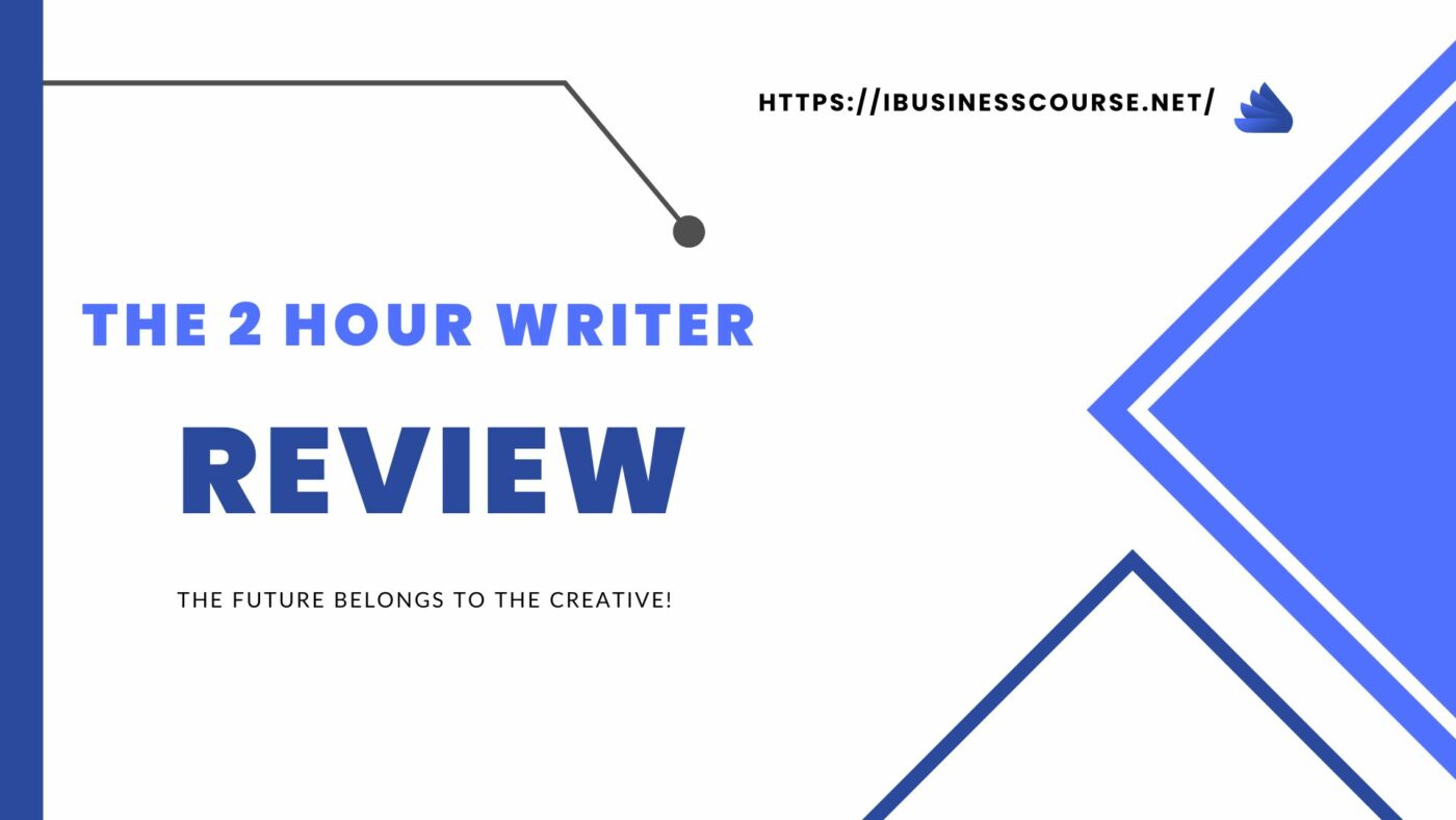 The 2 Hour Writer Review