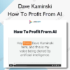 How To Profit From AI