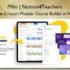 Course Creator Modular Course Builder in Notion