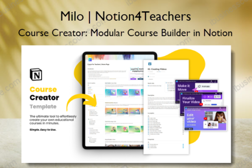 Course Creator Modular Course Builder in Notion