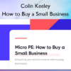How to Buy a Small Business