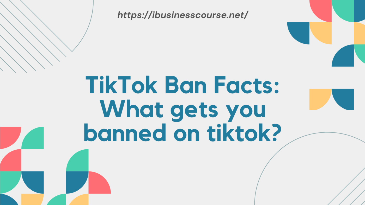 What gets you banned on tiktok