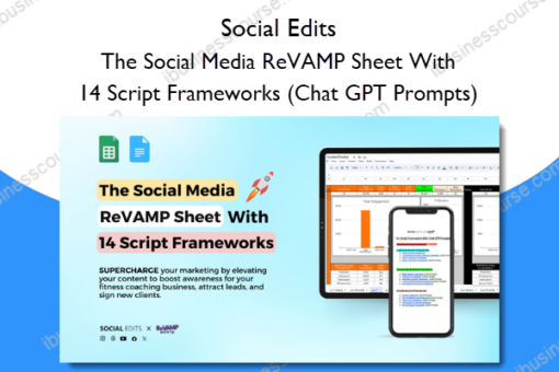The Social Media ReVAMP Sheet With 14 Script Frameworks Chat GPT Prompts