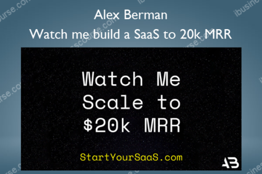 Watch me build a SaaS to 20k MRR