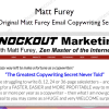The Original Matt Furey Email Copywriting Seminar