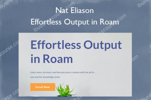 Effortless Output in Roam – Nat Eliason