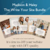 The Write Your Site Bundle – Madison Enos & Haley Enos