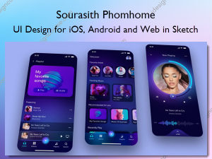 UI Design for iOS, Android and Web in Sketch
