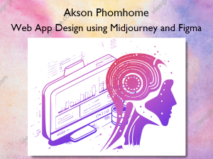 Web App Design using Midjourney and Figma
