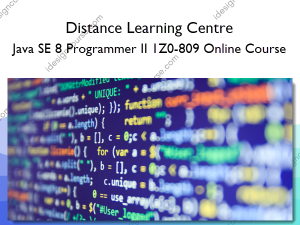 Java SE 8 Programmer II 1Z0-809 Online Course