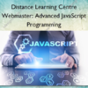 Webmaster. Advanced JavaScript Programming