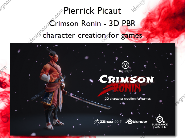 Crimson Ronin – 3D PBR character creation for games