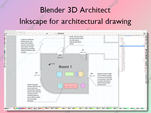 Inkscape for architectural drawing