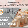 Learn how to CREATE a COZY TABLE