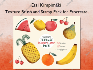 Texture Brush and Stamp Pack for Procreate