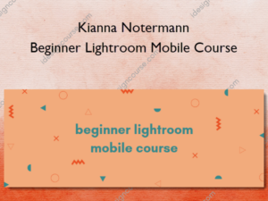 Beginner Lightroom Mobile Course