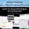 How to Make Printables in Photoshop