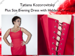 Plus Size Evening Dress with Hidden Corset