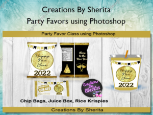 Party Favors using Photoshop